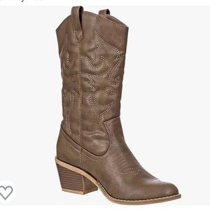 Charles Albert Western Cowboy Boot - Mocha